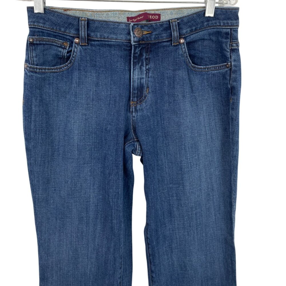 Izod Just Right Bootcut Blue Denim Jeans Women’s Size 10 - Picture 3 of 10